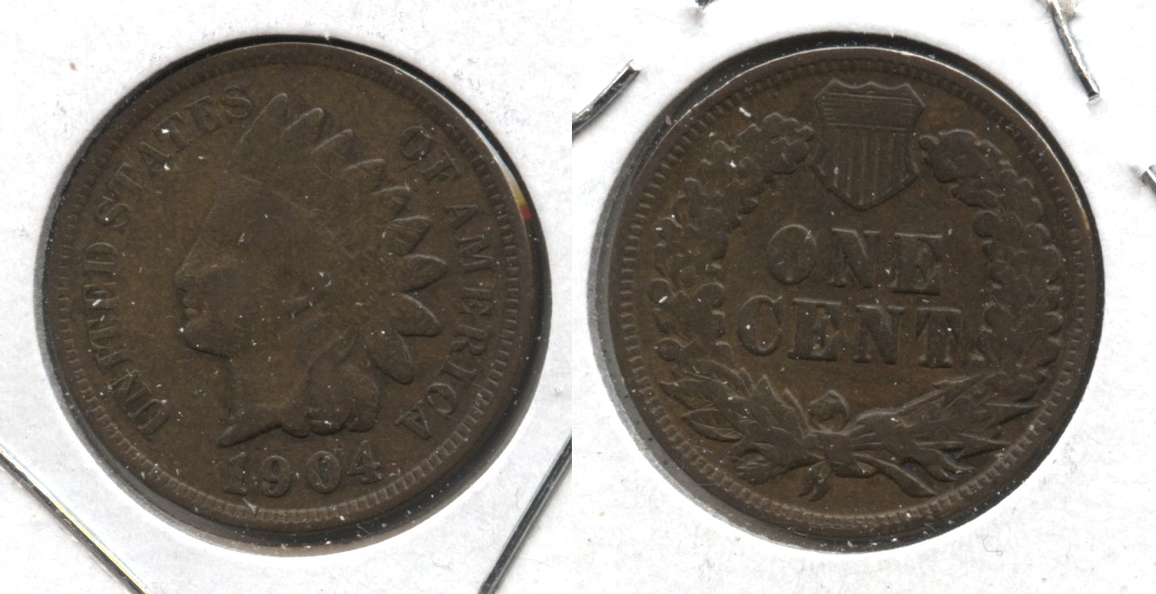 1904 Indian Head Cent Good-4 #e
