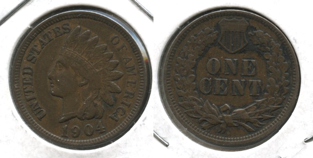 1904 Indian Head Cent VF-20 #am