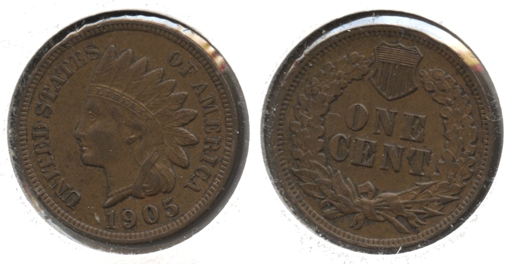 1905 Indian Head Cent AU-50 #l