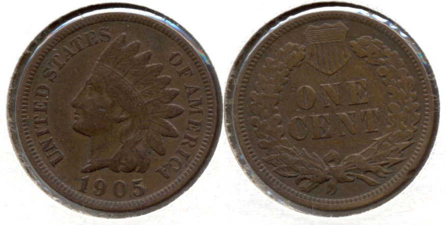 1905 Indian Head Cent Fine-12 k
