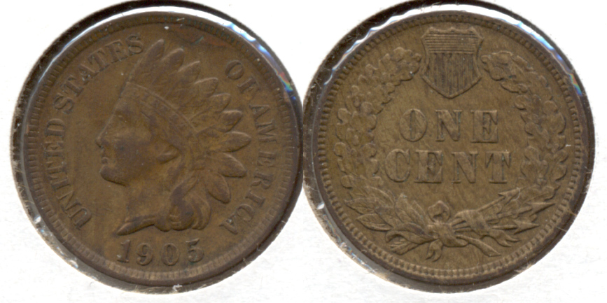 1905 Indian Head Cent VF-20 b