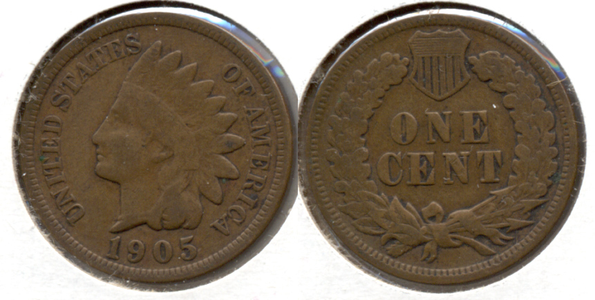 1905 Indian Head Cent VG-8 c