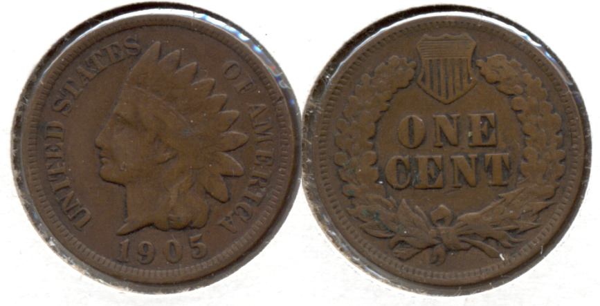 1905 Indian Head Cent VG-8 g