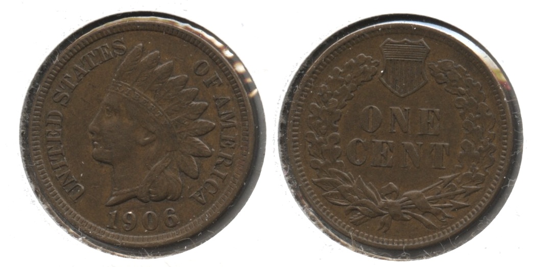 1906 Indian Head Cent AU-50 #y