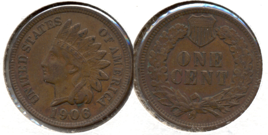 1906 Indian Head Cent EF-40 e