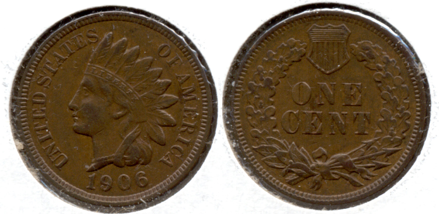1906 Indian Head Cent EF-40 j