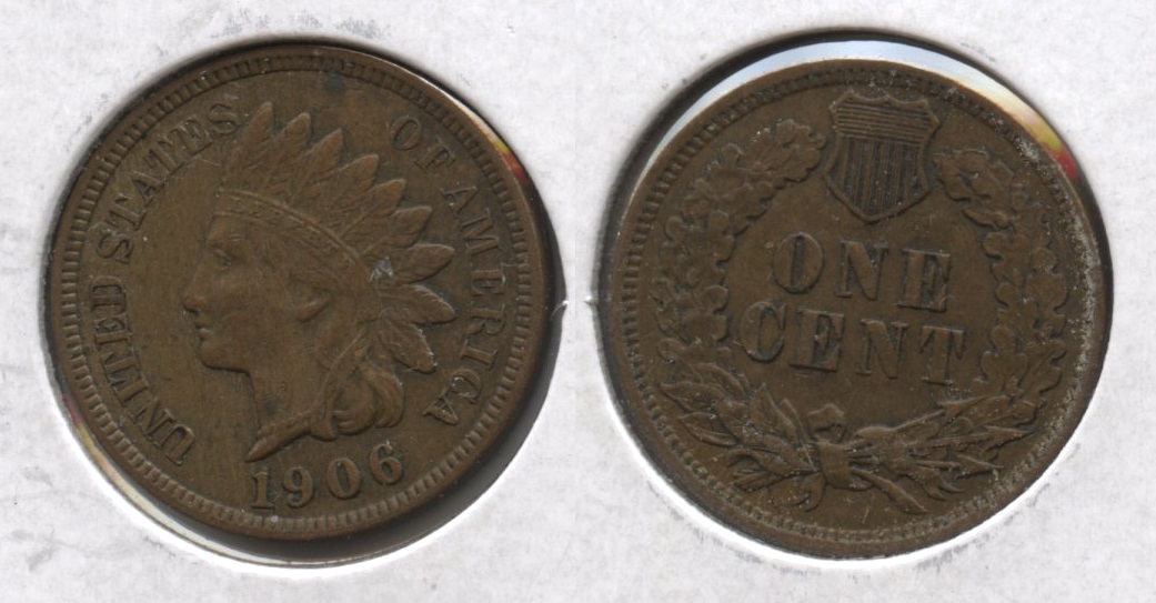 1906 Indian Head Cent EF-40 #o