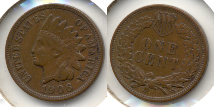 1906 Indian Head Cent EF-45 b
