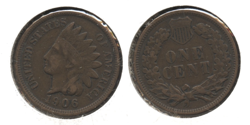 1906 Indian Head Cent Fine-12 #ai