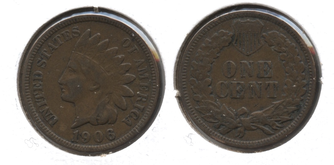 1906 Indian Head Cent Fine-12 #am