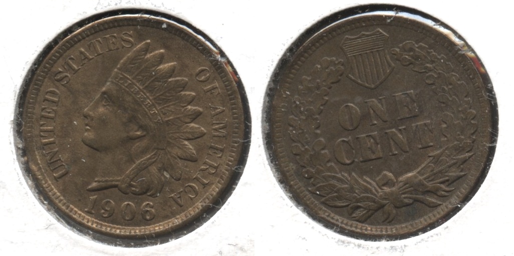 1906 Indian Head Cent MS-63 Brown #d