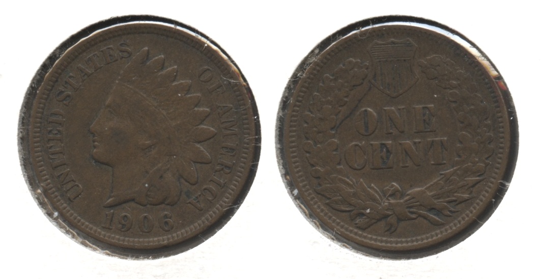 1906 Indian Head Cent VF-20 #ax