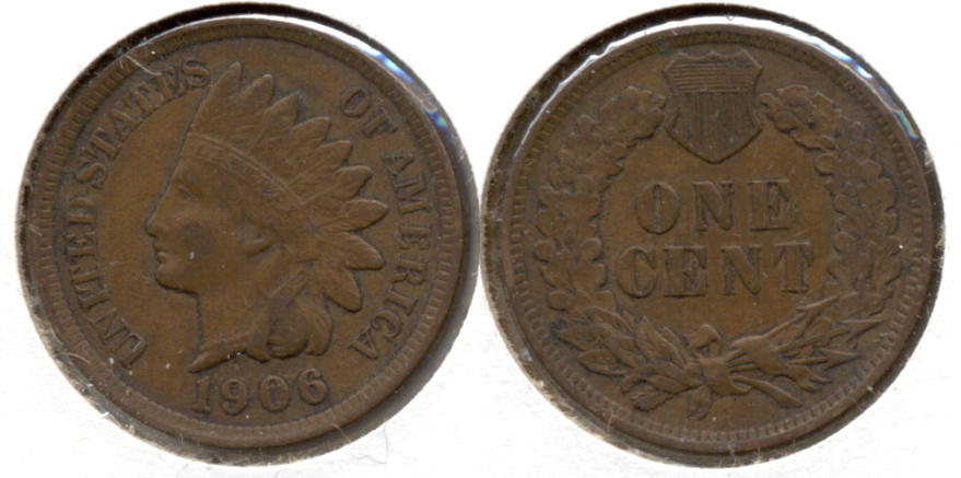 1906 Indian Head Cent VF-20 k