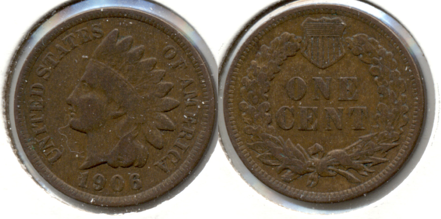 1906 Indian Head Cent VG-8 b