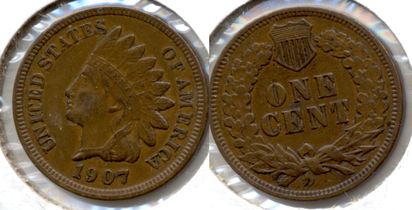 1907 Indian Head Cent EF-40 j