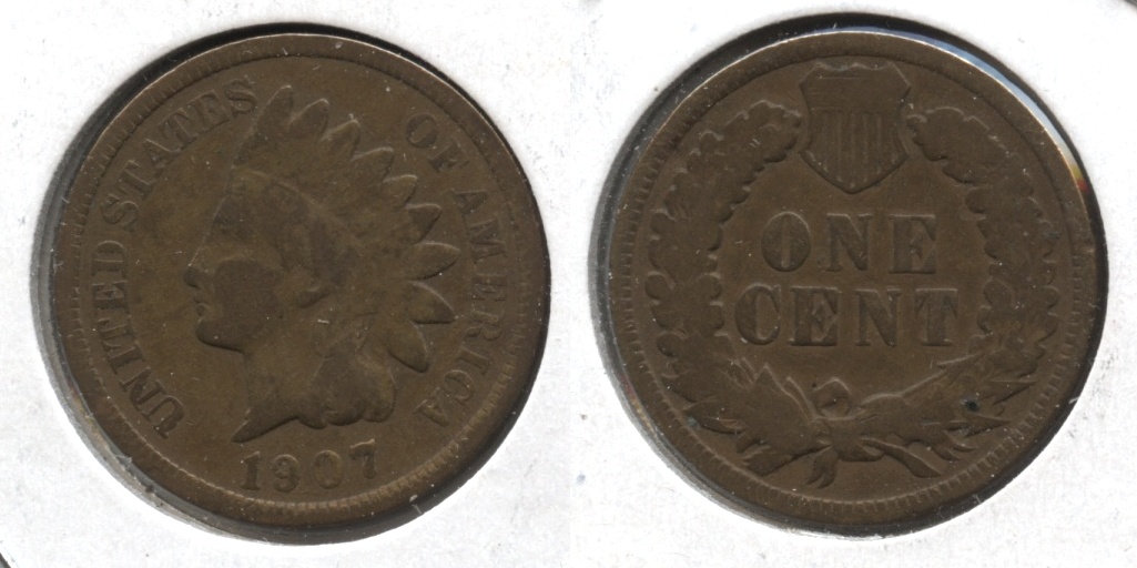 1907 Indian Head Cent Good-4 #o