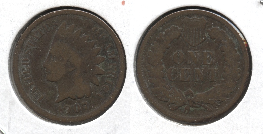 1907 Indian Head Cent Good-4 #r