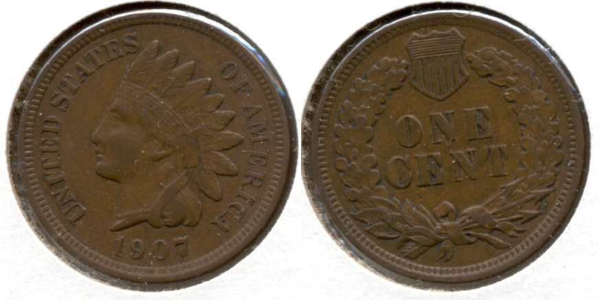 1907 Indian Head Cent VF-20 av
