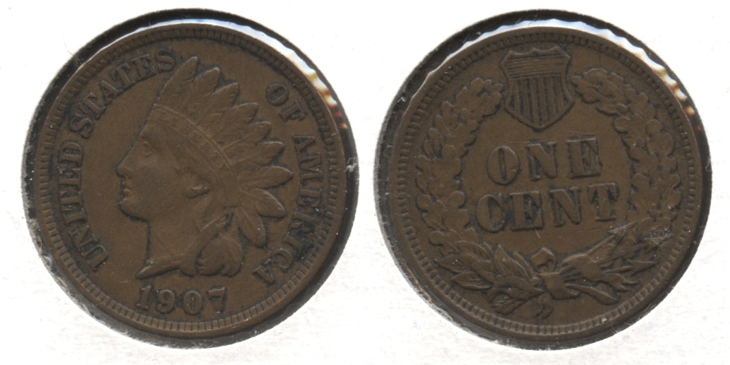 1907 Indian Head Cent VF-20 #bb