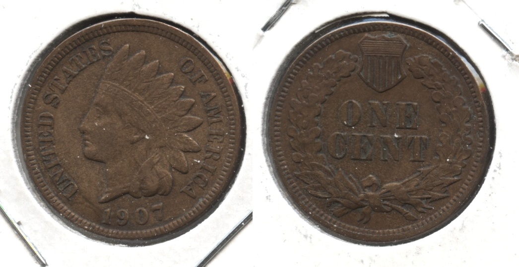 1907 Indian Head Cent VF-20 #cg