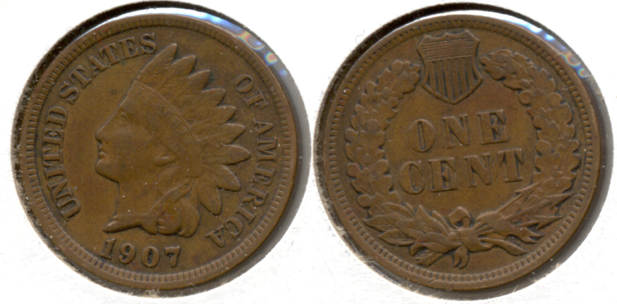 1907 Indian Head Cent VF-20 i
