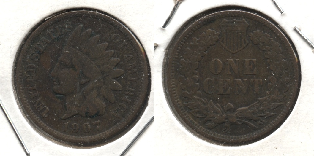 1907 Indian Head Cent VG-8 #s