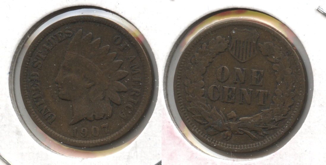 1907 Indian Head Cent VG-8 #u