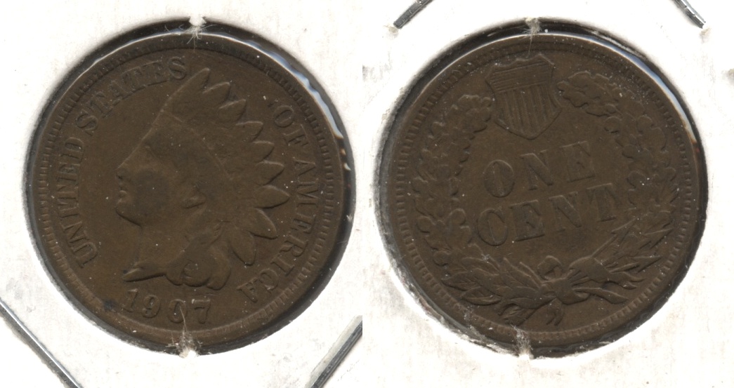 1907 Indian Head Cent VG-8 #v