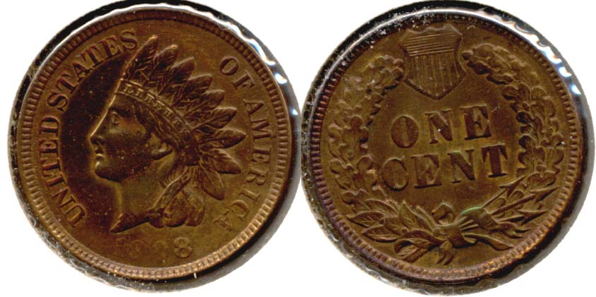 1908 Indian Head Cent AU-55