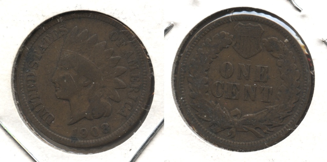 1908 Indian Head Cent Good-4 #d
