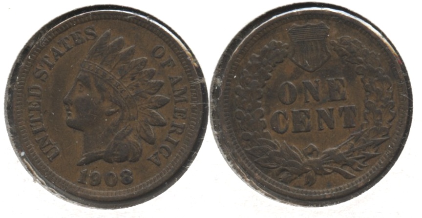 1908 Indian Head Cent VF-20 #p