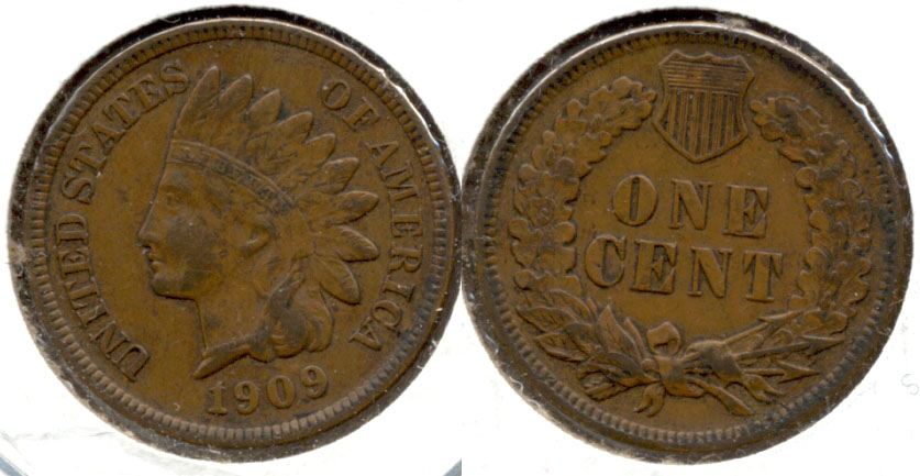 1909 Indian Head Cent EF-40
