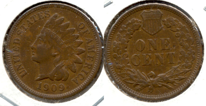 1909 Indian Head Cent EF-40 a
