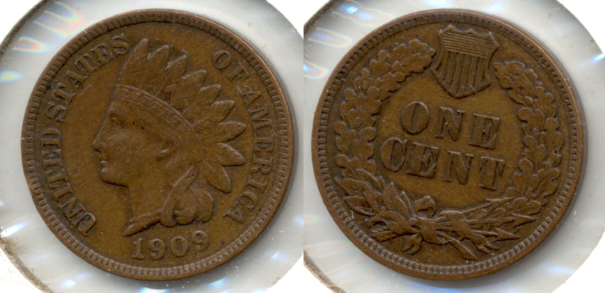 1909 Indian Head Cent EF-40 b