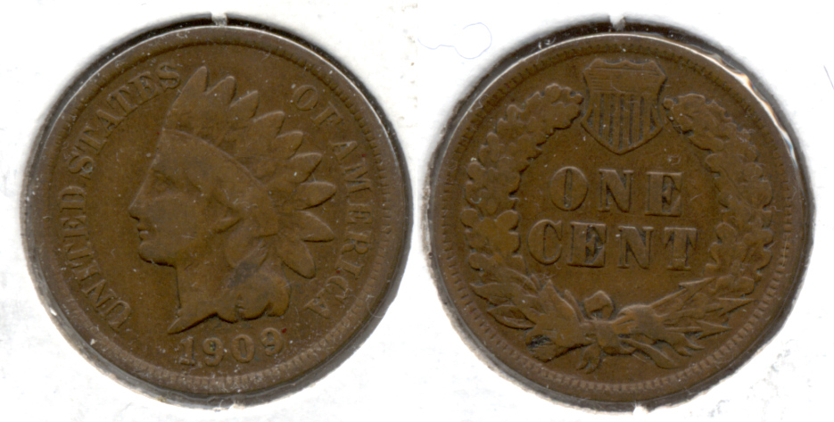 1909 Indian Head Cent Good-4 a
