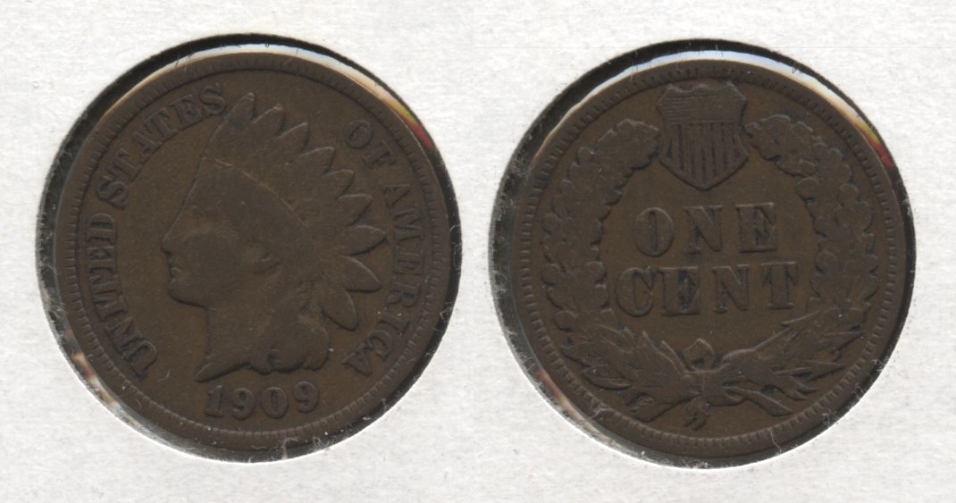 1909 Indian Head Cent Good-4 #ay
