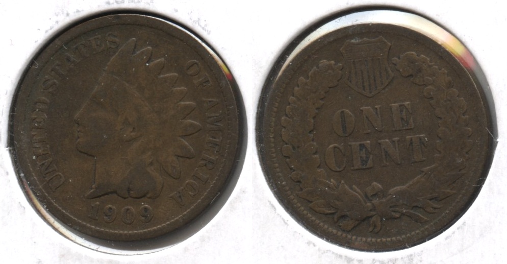 1909 Indian Head Cent Good-4 #m