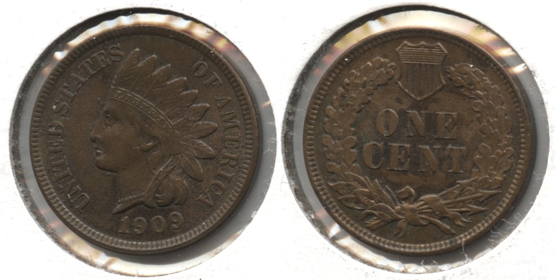 1909 Indian Head Cent MS-64 Brown #a