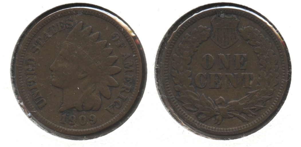 1909 Indian Head Cent VF-20 #e