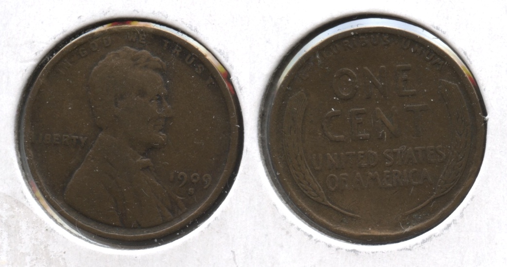 1909-S Lincoln Cent VF-20 #e