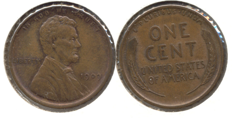 1909 Lincoln Cent MS-63 Brown o