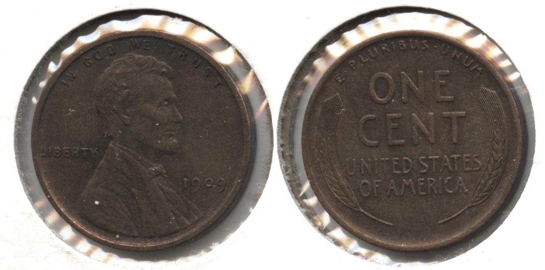 1909 Lincoln Cent MS-63 Brown #t