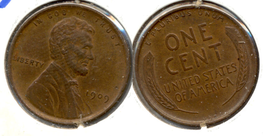 1909 VDB Lincoln Cent AU-50
