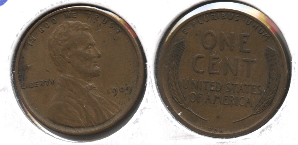 1909 VDB Lincoln Cent EF-40 #ac