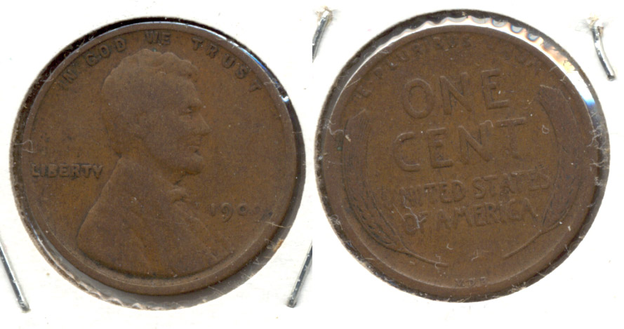 1909 VDB Lincoln Cent F-12