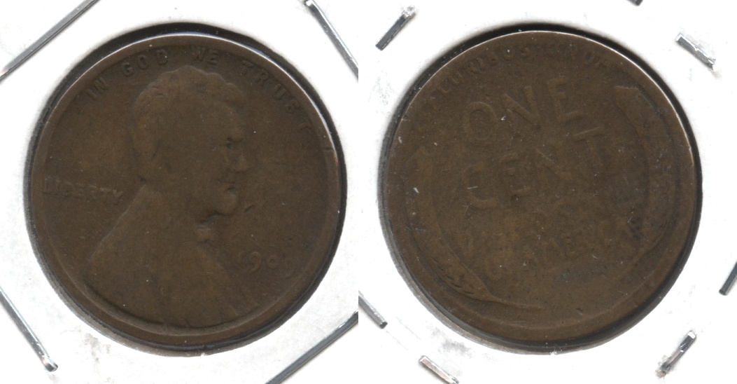 1909 VDB Lincoln Cent Good-4 #a