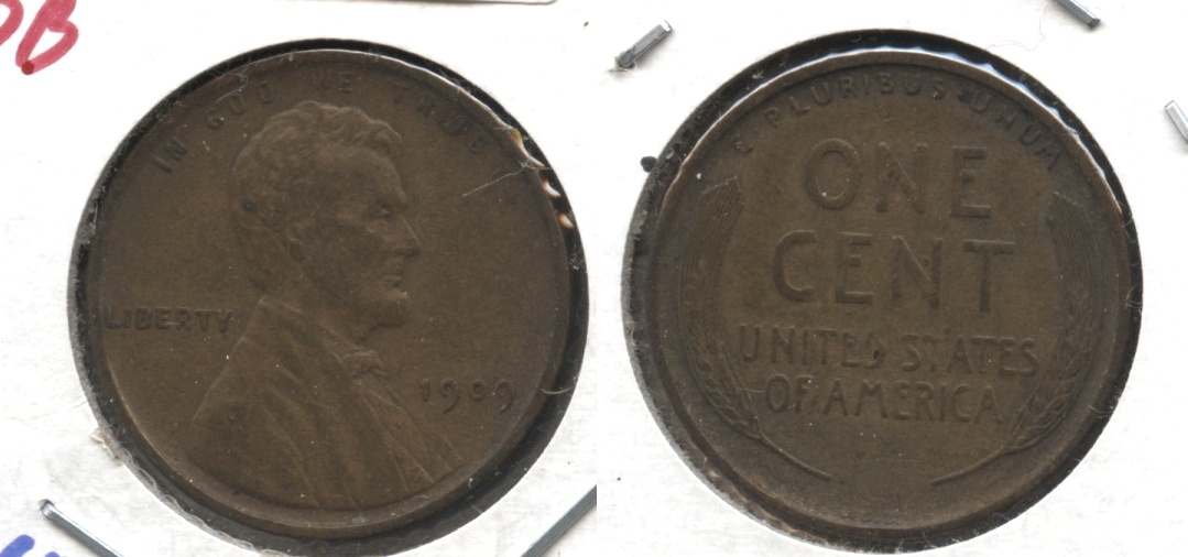 1909 VDB Lincoln Cent VF-20 #f