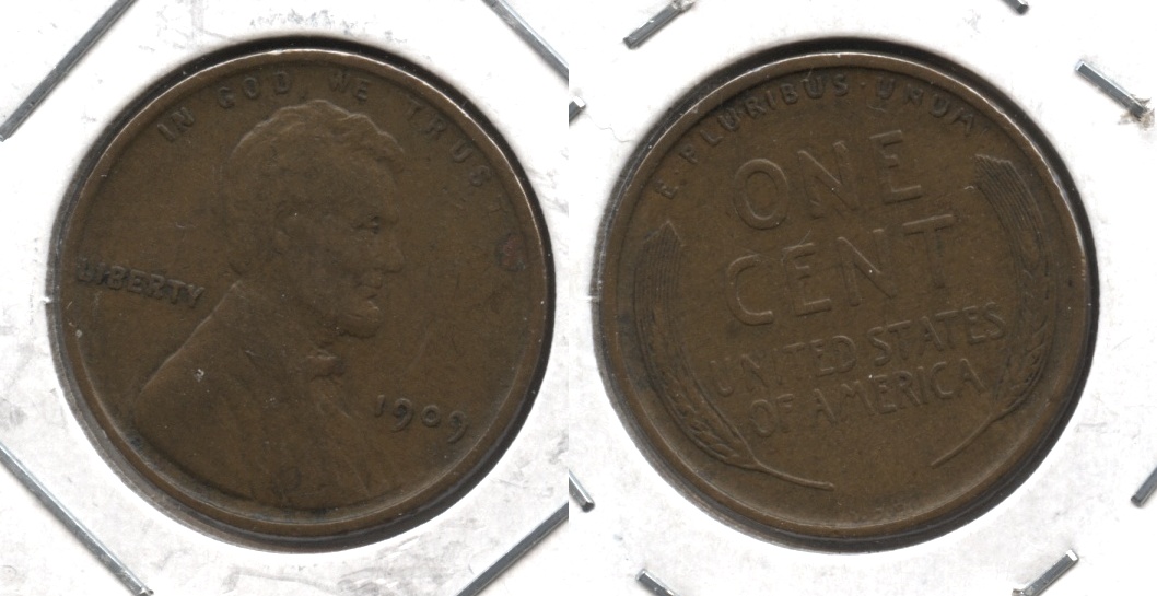 1909 VDB Lincoln Cent VF-20 #h
