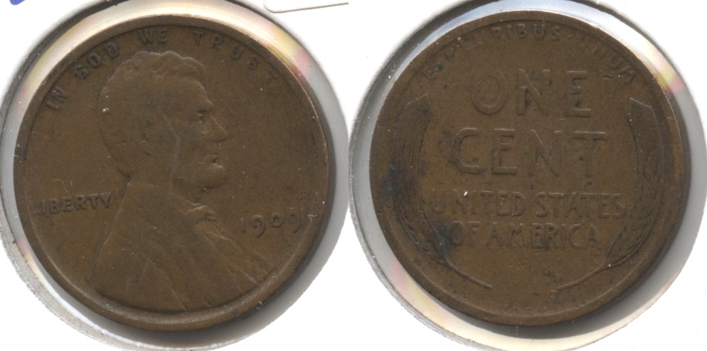 1909 VDB Lincoln Cent VG-8