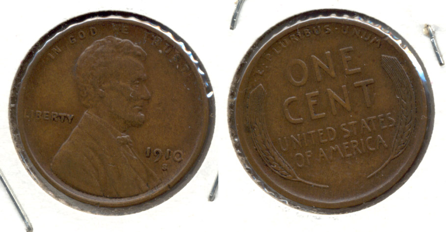 1910-S Lincoln Cent EF-40 a